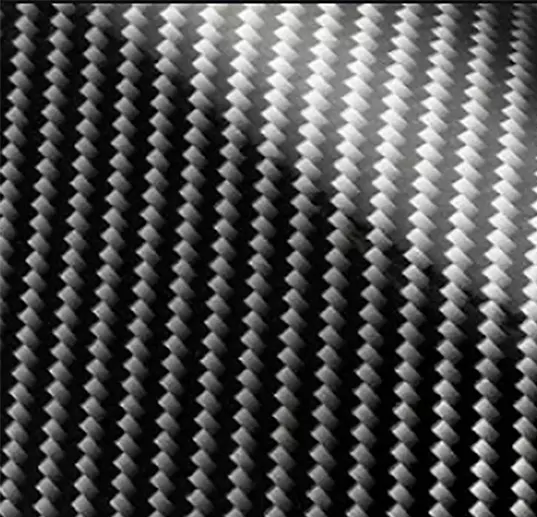 Fibra de Carbono 4D Negro Grueso Brilloso con canales de aire o antiburbujas de aire 1.50CCm x 30mts