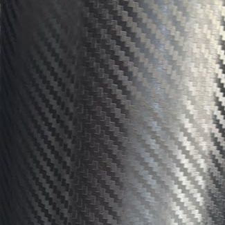Fibra De Carbono 3D GRUESO  PREMIUN  Brilloso con burbujas de  aire 1.50CM X 30 Mts Color  NEGRO MARCA ARANLU