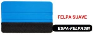Espatula-Felpa3M Azul Felpa Suave
