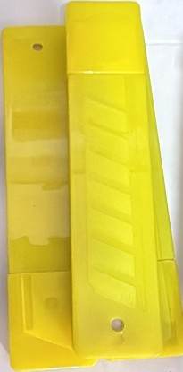 Repuesto para RASPADOR ROJO  GRIS