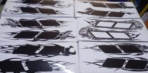 Stickers Medida 20Cmx50Cm Modelo variados  1 SOLO COLOR