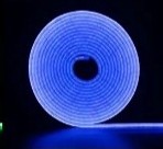 Tira de luces de neón de silicona LED 5 Mts AZÚL Tira de luces de neón de silicona LED 5 Mts AZÚL