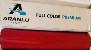 Vinil de Corte 61 Cm x 50 Mts Color ROJO MARCA ARANLU
