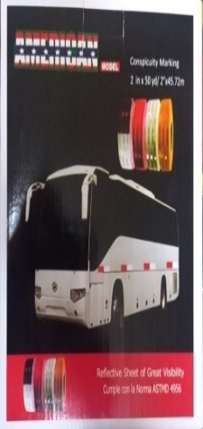 Cinta Roja/Blanca de 5 Cm X45.72 Mts CRRBP0001