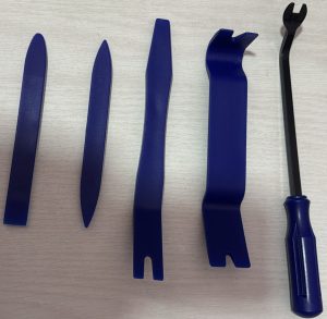 Kit De Herramientas Para Audio Automotriz  AZÚL5 PCS