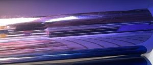 Papel Polarizado Tapasol Degrade 20 Cm x 61 Mts MORADO/PLATA