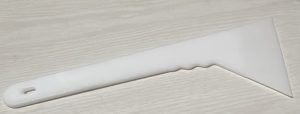 Raspasor largo CON BORDE DOBLADO BLANCO